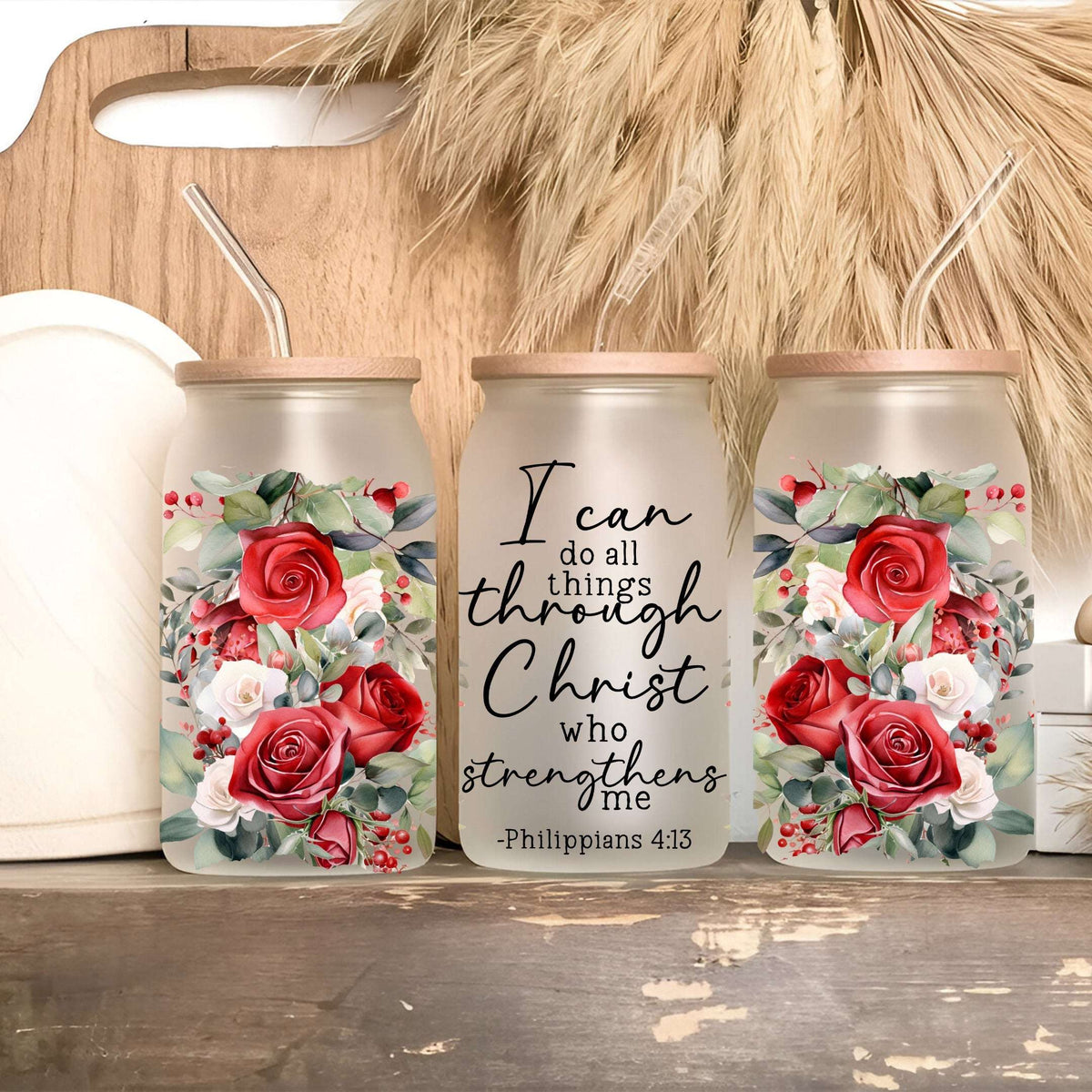Christian Scripture Drinkware – 13 Bible Verse Designs | Cups, Mugs & Tumblers