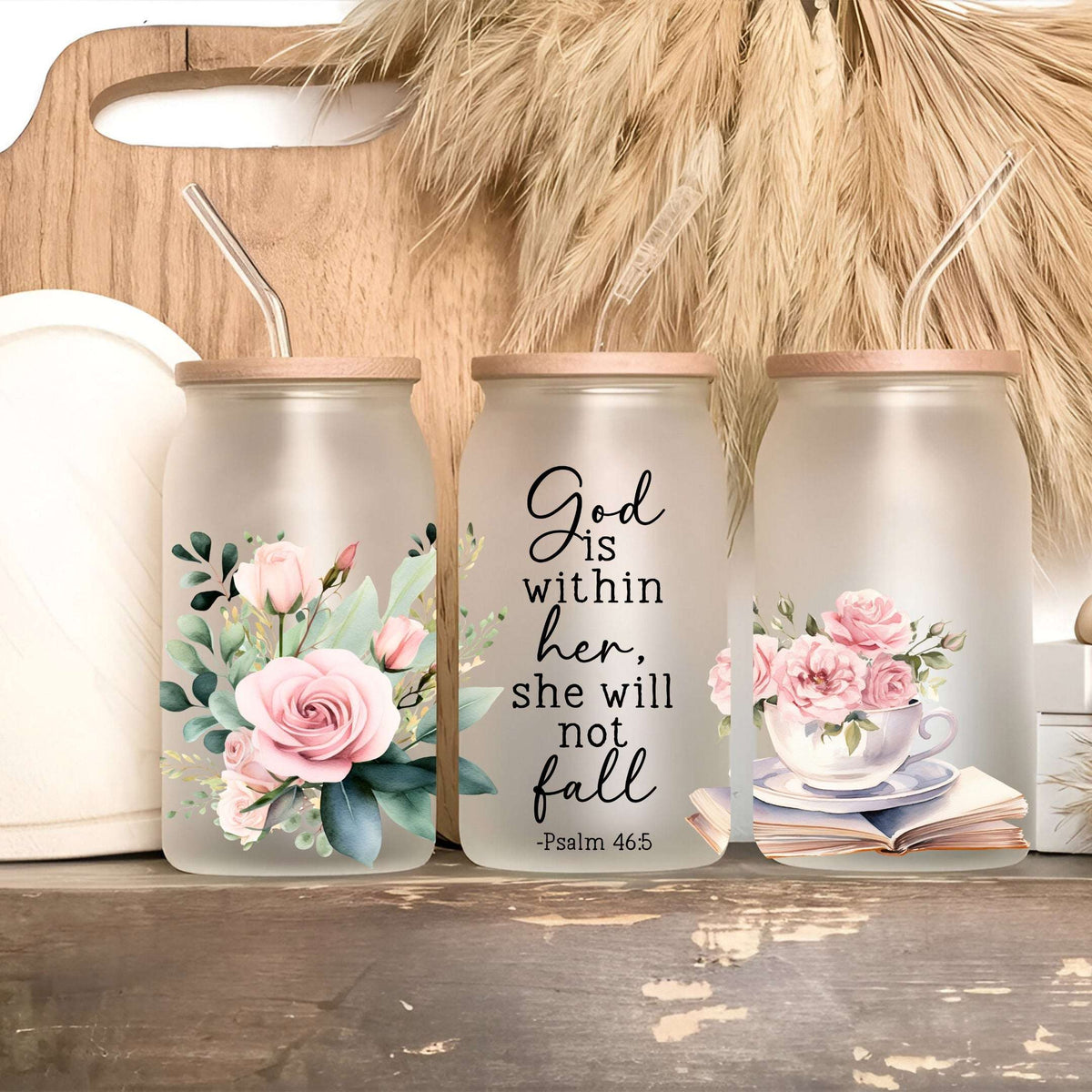 Christian Scripture Drinkware – 13 Bible Verse Designs | Cups, Mugs & Tumblers