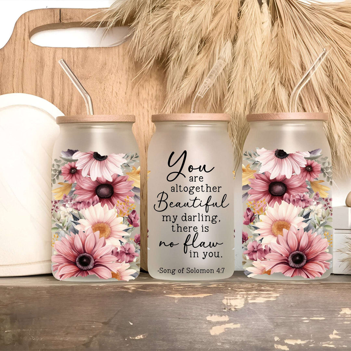 Christian Scripture Drinkware – 13 Bible Verse Designs | Cups, Mugs & Tumblers