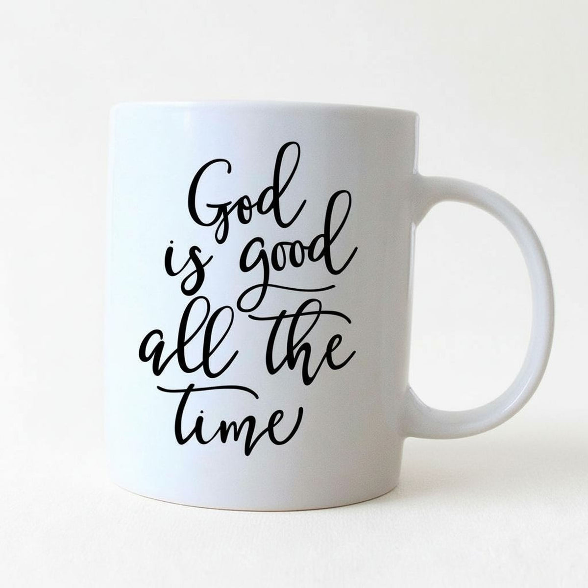 Christian Coffee Mug – God Is Good Bible Verse Mug