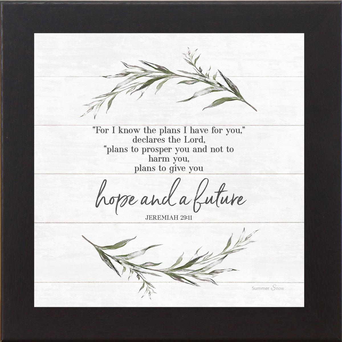 Jeremiah 29:11 Wall Art – Hope & a Future Christian Decor