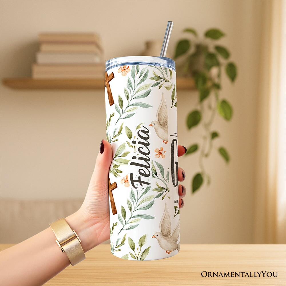 Personalized Christian Tumbler – Isaiah 60:1 | 20oz Faith Gift