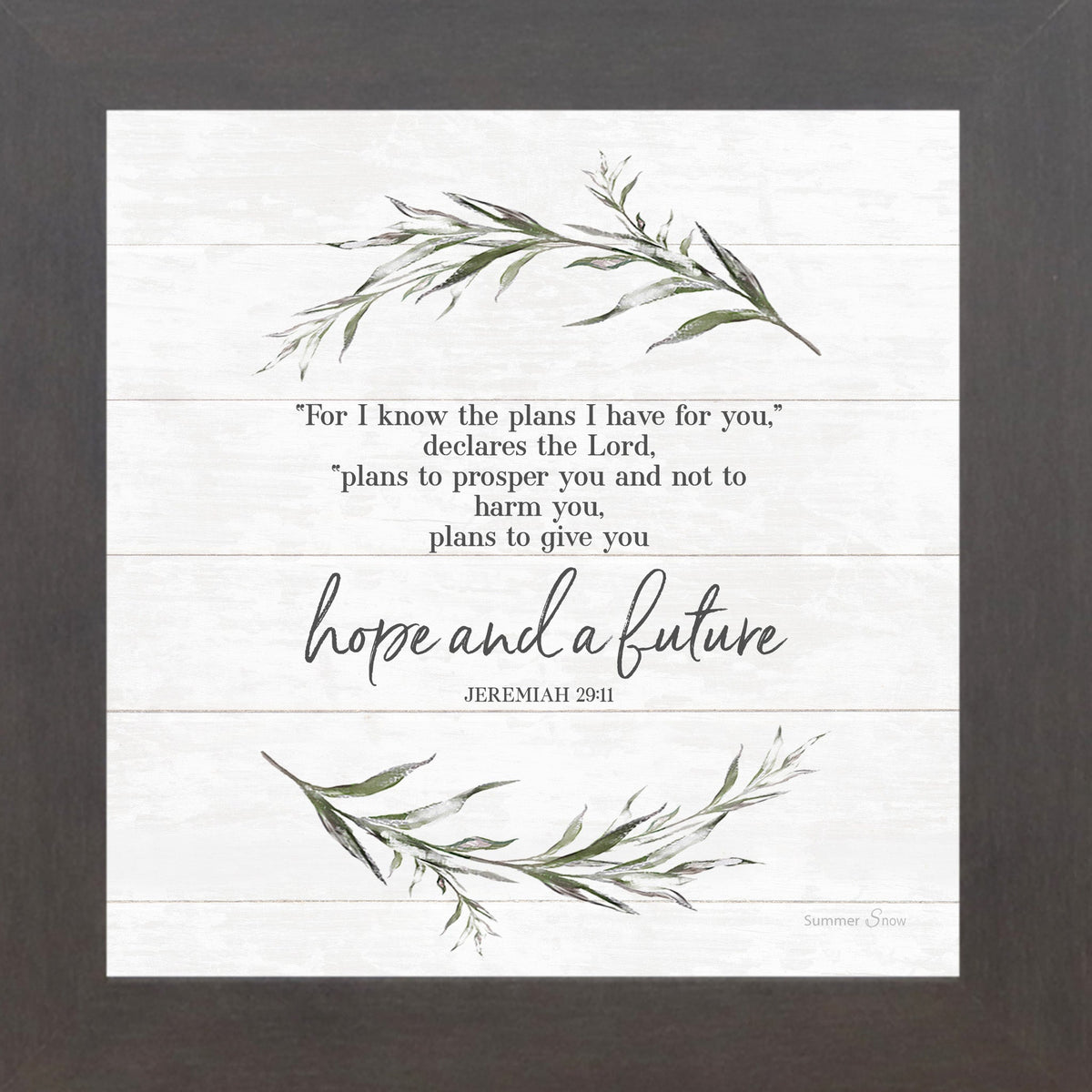 Jeremiah 29:11 Wall Art – Hope & a Future Christian Decor