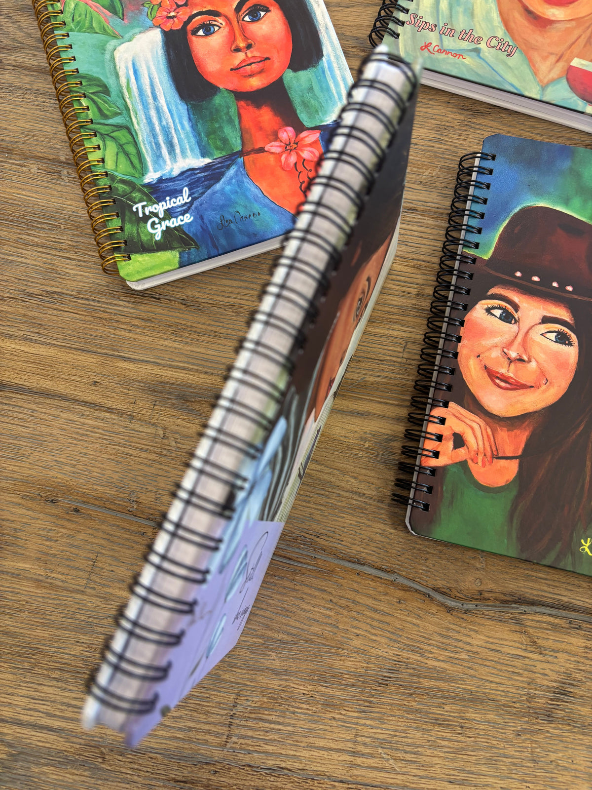 Tropical Grace Lined Hardcover Journal for Women - Colorful Notebook